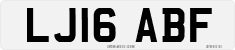 License plate of the United Kingdom, 2001 year system