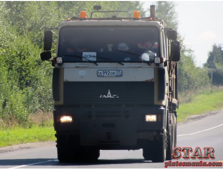 а992ое37, MAZ 6501