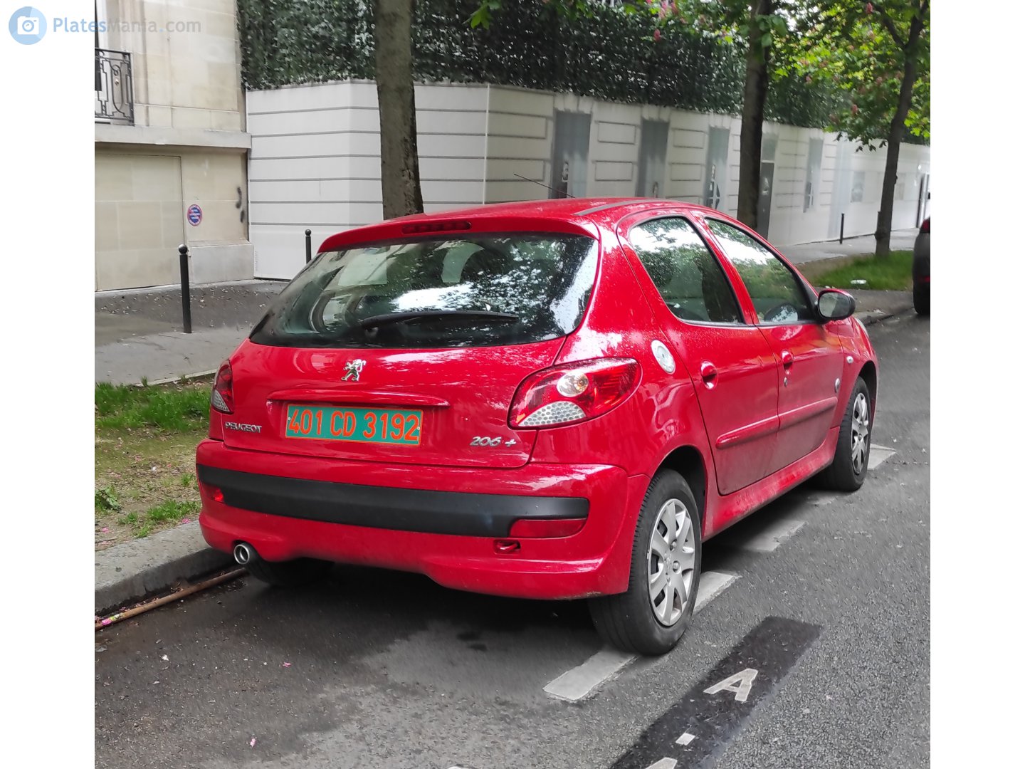 401 CD 3192, Peugeot 206 1st gen 206+ 5-door Hatch (2M), facelift, 2009–2012