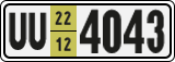 License plate of Armenia, Export transit plates