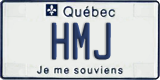 Quebec, Vanity Plates