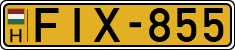 license plates of Hungary, Commercial vehicles (1990)