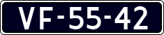 License plate of the Netherlands, Commercial Vehicles (1951-1994 system)