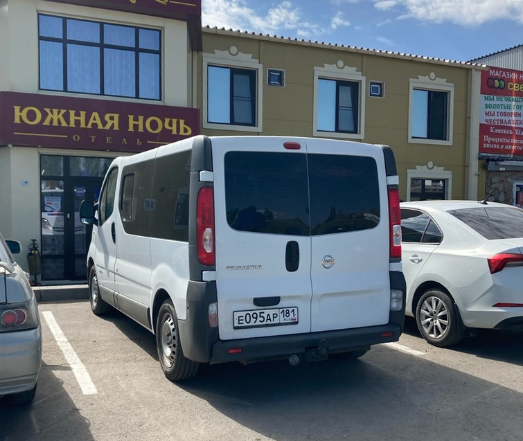 е 095 ар 181, Nissan Primastar 1st gen (X83), 2001–2014