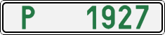 License plate of the Czech Republic, Dealer (2001)