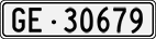 License plate of Switzerland, Cars