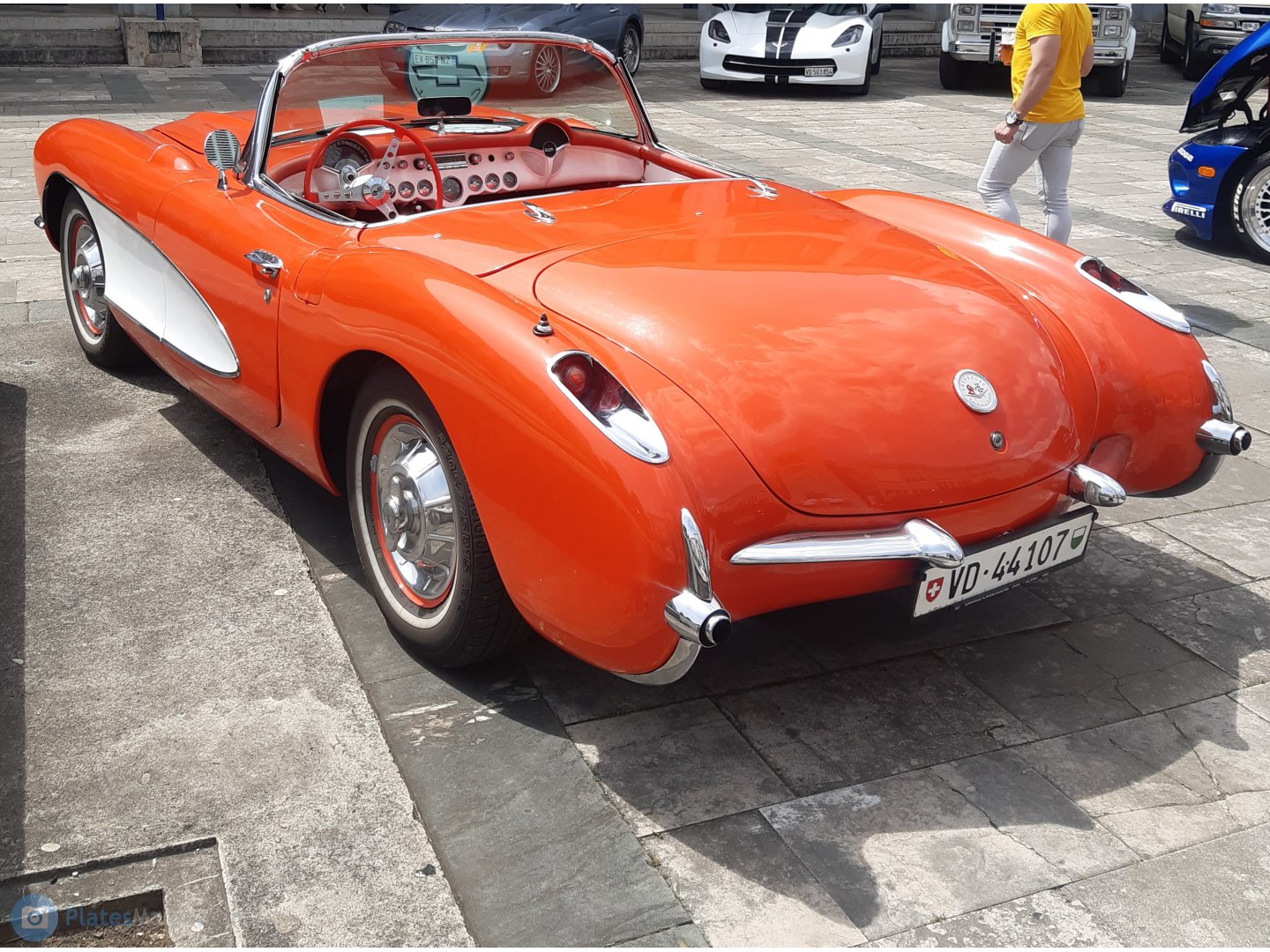 VD 44107, Chevrolet Corvette 1st gen (C1; 2934), 1st facelift, 1955–1957