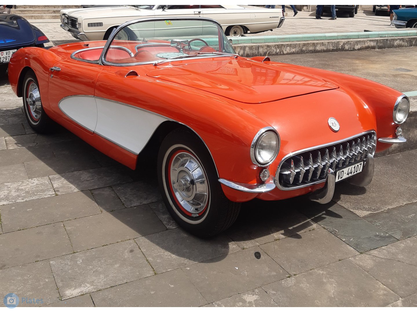 VD 44107, Chevrolet Corvette 1st gen (C1; 2934), 1st facelift, 1955–1957
