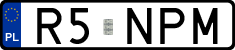 License plates of Poland, Vanity Plates