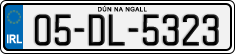 License plate of Ireland, Regular plates