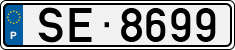License plate of Portugal, Trailers