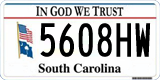 South Carolina, In God We Trust (1234AB/123 4AB)