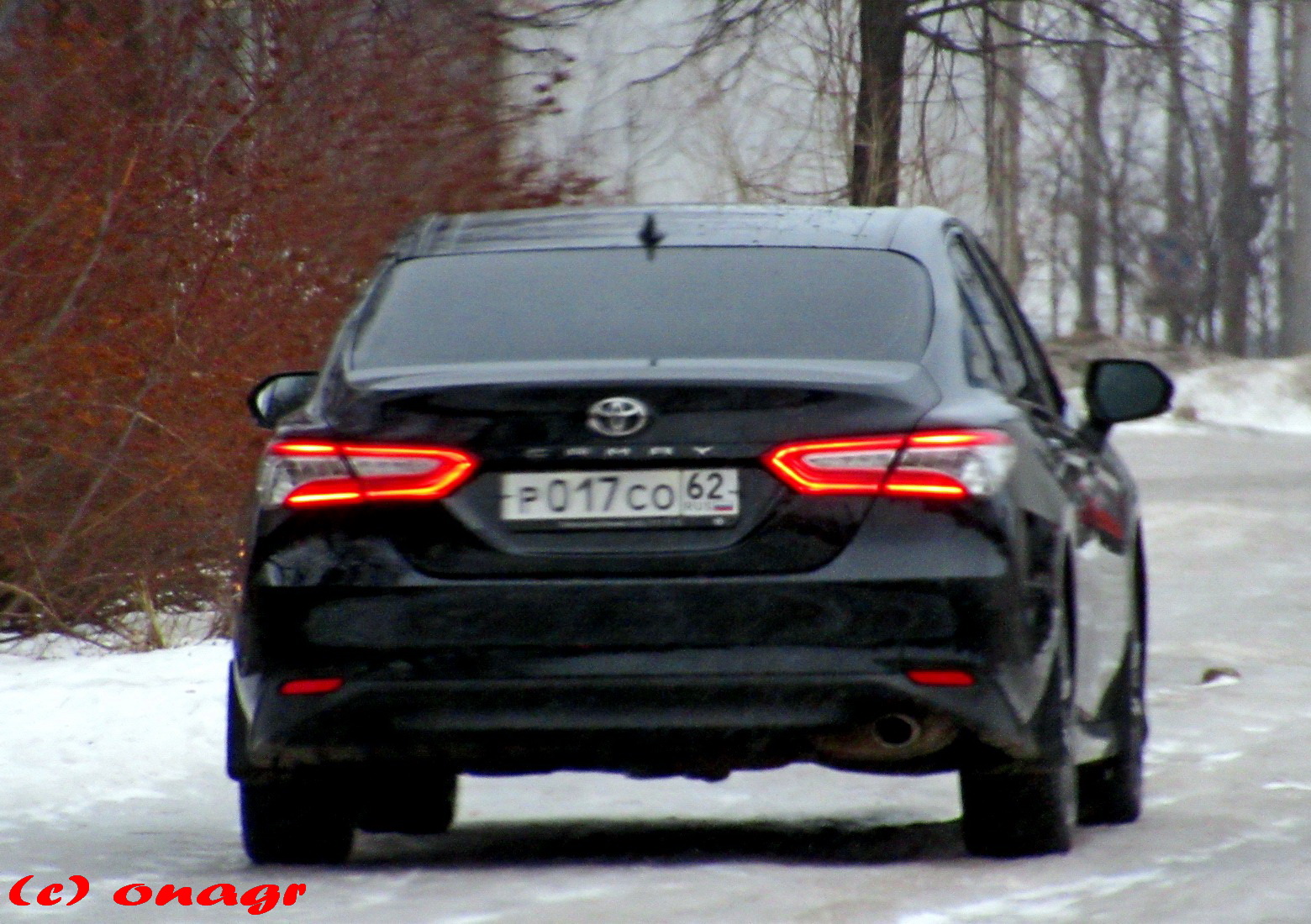 р 017 со 62, Toyota Camry 8th gen (XV70), 2017–