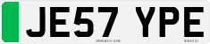 License plate of the United Kingdom, 2001 year system