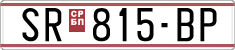 License plate of North Macedonia, Regular plates (1993)