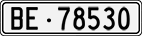 License plate of Switzerland, Cars