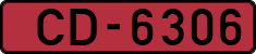 License plate of Latvia, Diplomatic