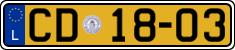 License plate of Luxembourg, Diplomatic