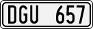License plate of Sweden, Regular plates