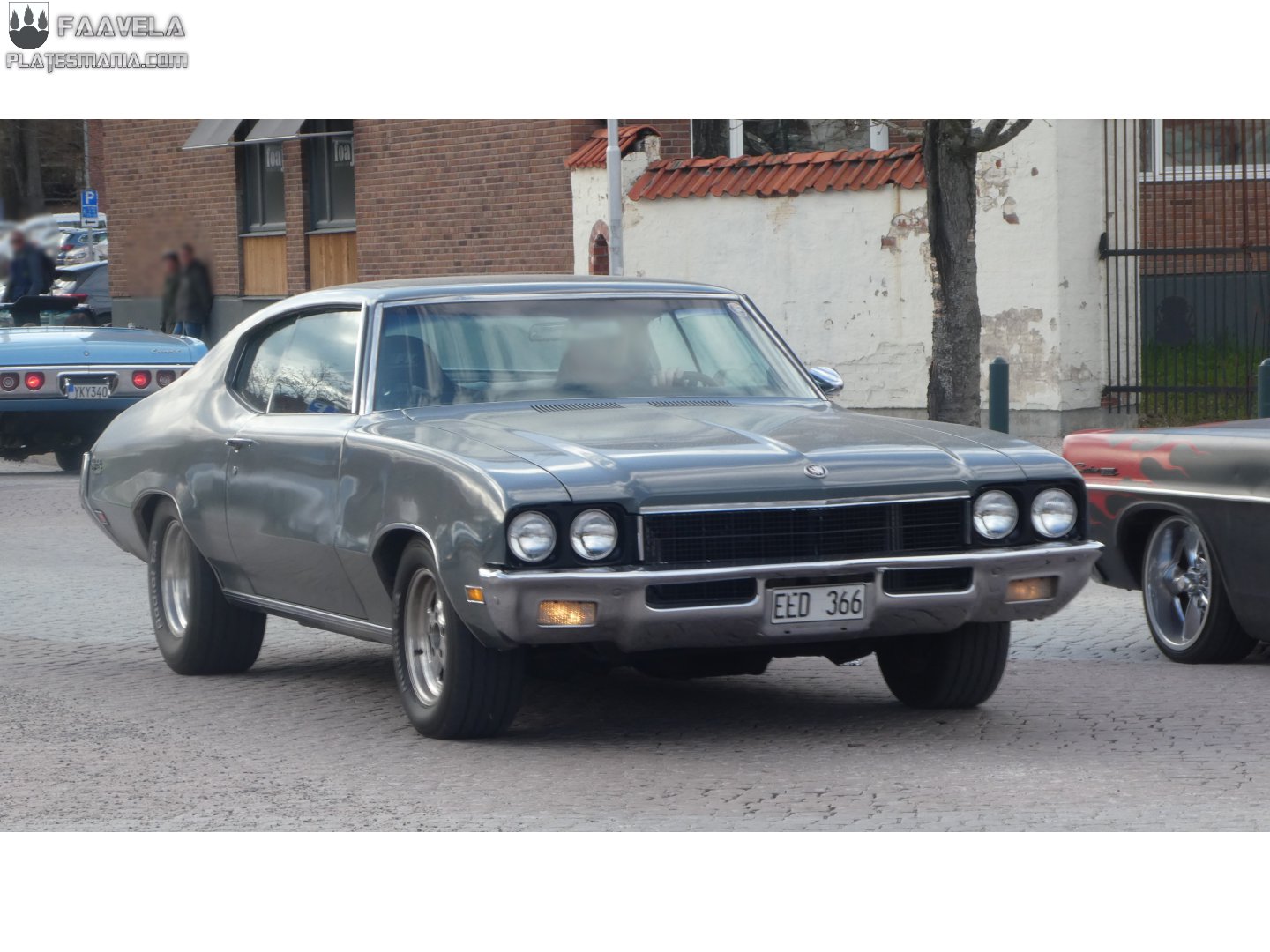 EED 366, Buick Skylark 3rd gen 1972 Coupé (43327; A-body), 4th facelift, 1971–1972
