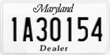 Maryland, Dealer (1A23456)