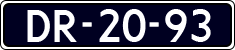 License plate of the Netherlands, Imported oldtimers (cars)
