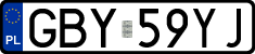 License plates of Poland, Regular car plates
