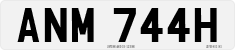 License plate of the United Kingdom, 1963 year system