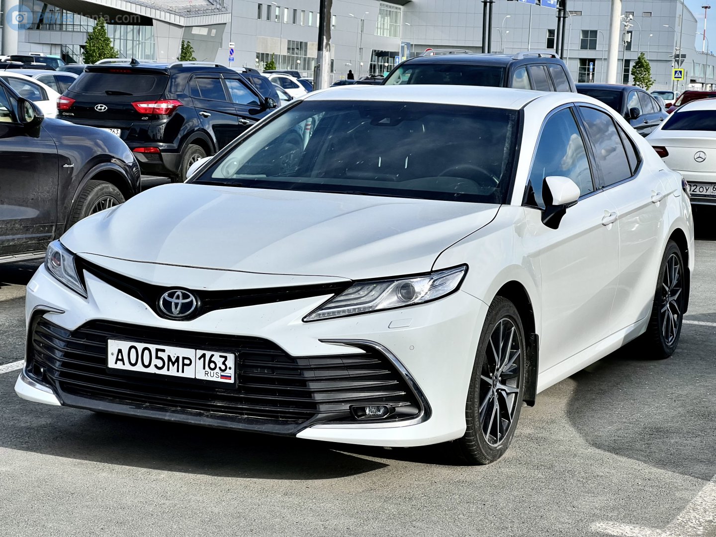 а 005 мр 163, Toyota Camry 8th gen (XV70), 2017–