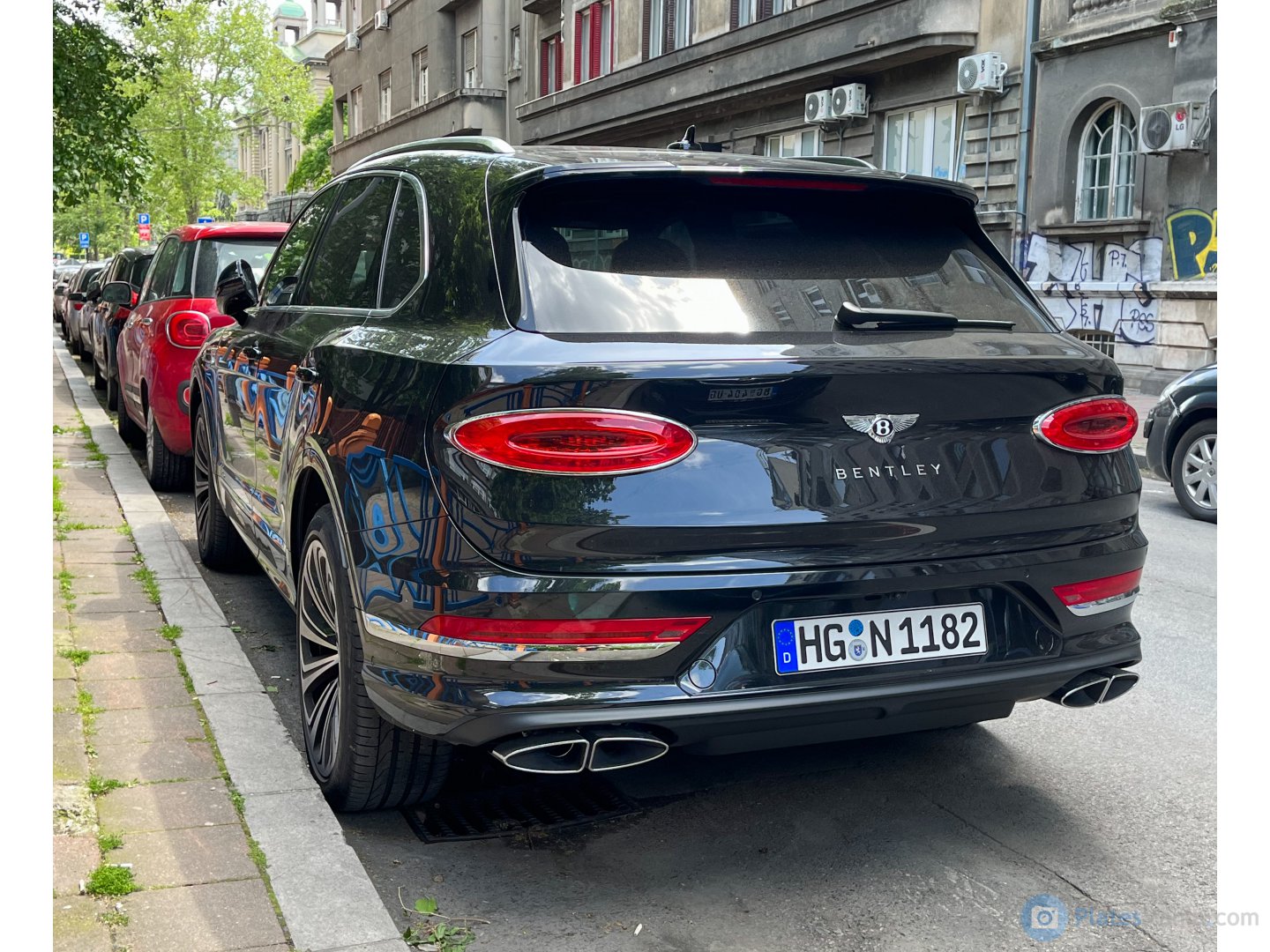 HG N 1182, Bentley Bentayga 1st gen (PL71), facelift, 2020–