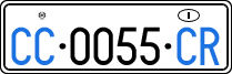 License plate of Italy, Diplomatic