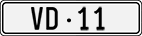 License plate of Switzerland, Cars