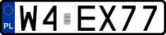 License plates of Poland, Vanity Plates