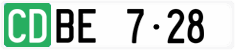 License plate of Switzerland, Diplomatic