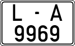License plates of Spain, 1971 year series