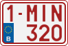 License plate of Belgium, Regular plates (2010)