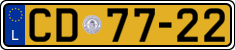 License plate of Luxembourg, Diplomatic
