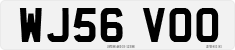License plate of the United Kingdom, 2001 year system