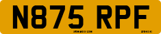 License plate of the United Kingdom, 1983 year system