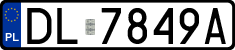 License plates of Poland, Regular car plates