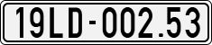 License plate of Vietnam, Specialty plates