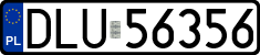 License plates of Poland, Regular car plates