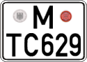German license plate, Regular plates