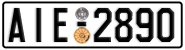 License plate of Greece, Cars