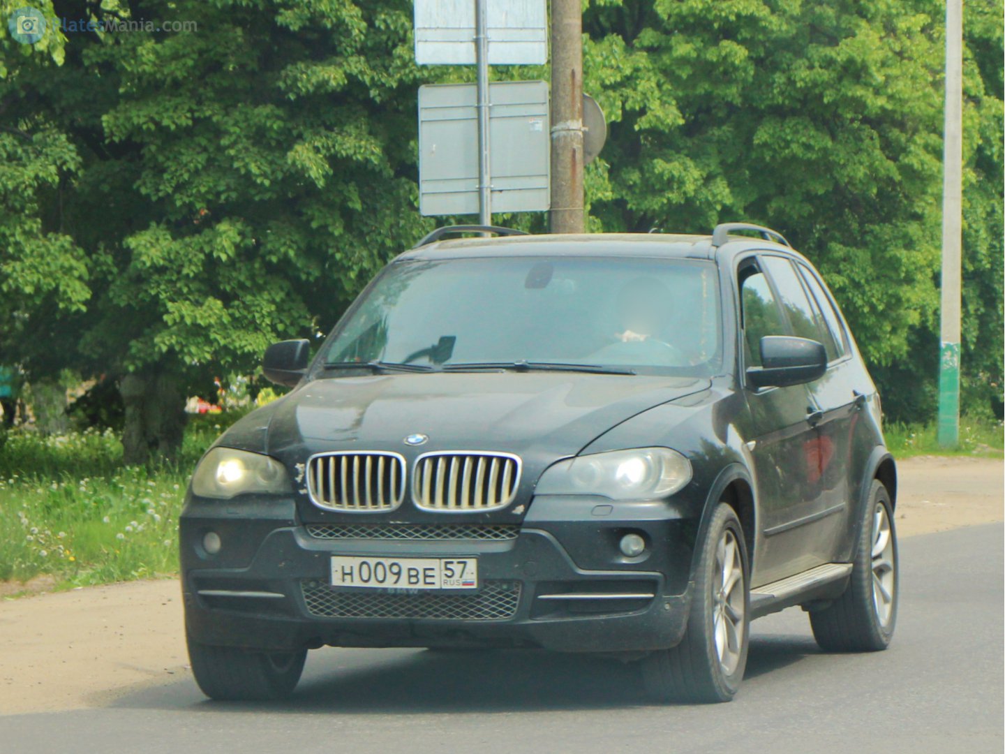 н 009 ве 57, BMW X5 2nd gen (E70), 2007–2013