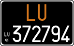 License plate of Italy, Cars (1927 year series)