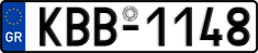 License plate of Greece, Cars