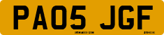 License plate of the United Kingdom, 2001 year system