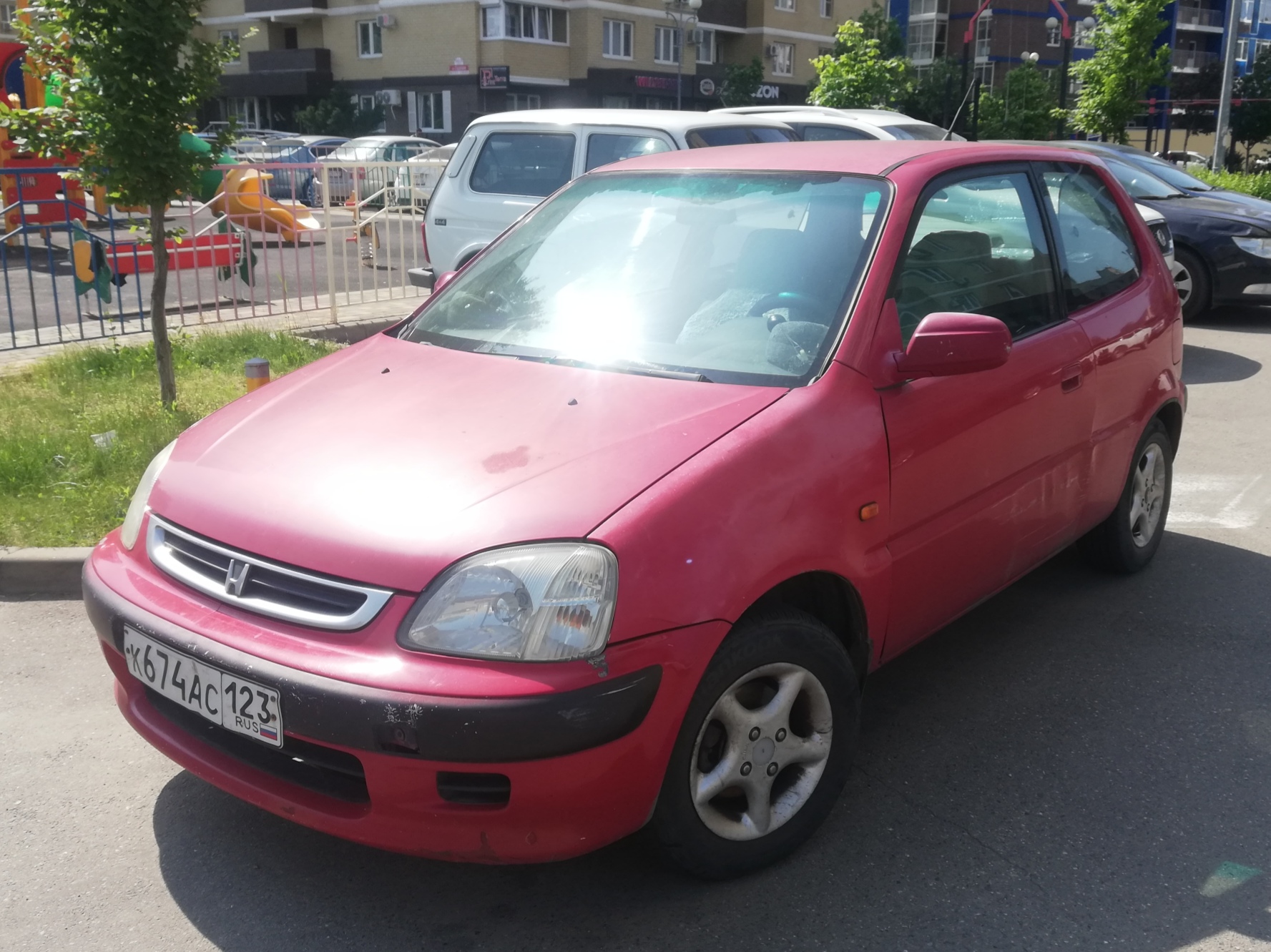 к 674 ас 123, Honda Logo 1st gen 3-door Hatch (GA3; Global-market), 1996–2001