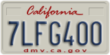 California, Passenger Car (1ABC234)